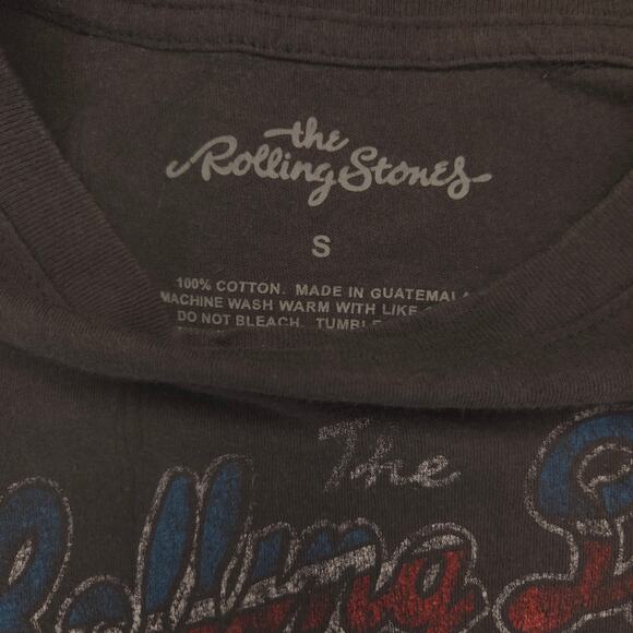 The Rolling Stones Band Crew Neck Short Sleeve T Shirt Mens Size Small S Gray - Picture 3 of 9